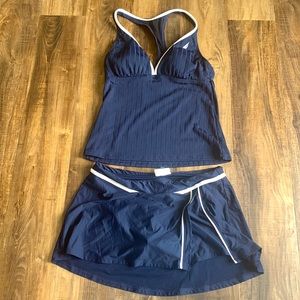 Nautica Two piece tankini and skirt swimsuit